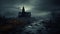 Eerie Church In Rain: A Creepypasta-inspired Nighttime Scene