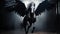 Eerie Diabolical Pegasus: A Dramatic Photo Of A Mystical Creature