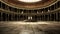 Eerie Echoes of the Past: Empty Roman Senate Hall in Ancient Rome