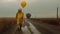 Eerie Encounter: The Haunting Yellow Clown On The Empty Road