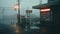 Eerie Polaroid: Atmospheric Urban Landscapes In The Style Of Ryohei Fuke