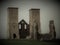 An eerie view of Reculver Towers