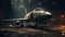 Eerily Realistic Atmospheric Shots Of An Old Jet In A Demolished Warehouse