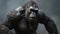 Eerily Realistic Gorilla Sculpture With Hyper-detailed Features