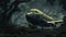 Eerily Realistic Gray Airplane In Jungle: A Stunning Decay And Texture Exploration