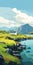 Eerily Realistic Karst Masterpiece: Colorful Palette Of Scottish Landscapes