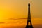 Effel tower on sky background