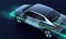Efficiency Meets Elegance: 3D Render of a Futuristic Electric Car, A Vision of Tomorrow\\\'s Roads
