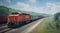 Efficiency in Motion, Exploring Industrial Cargo Transportation via Freight Train and Shipping Containers, Generative AI