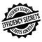 Efficiency Secrets rubber stamp