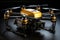 Efficient aerial delivery, Drone transports package, showcasing autonomous logistics