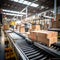 Efficient Delivery: Unloading Packages in a Modern Warehouse