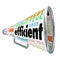 Efficient Productive Bullhorn Megaphone Effective Organized