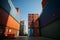 Efficient storage and handling of cargo containers in a bustling port