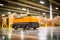 Efficient warehouse transport, AGV Automated Guided Vehicle in action