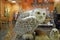 An effigy of a large polar owl is in the Museum