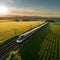 Effortlessly cruising at incredible speeds, high-speed bullet trains are changing the way we travel.generative ai