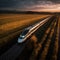 Effortlessly cruising at incredible speeds, high-speed bullet trains are changing the way we travel.generative ai