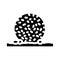 egagropylus linnaeus seaweed glyph icon vector illustration