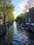 Egelantiersgracht canal in Amsterdam, North Holland