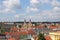 Eger cityscape church and buildings