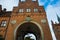 Egeskov, Denmark, Europe: Decorative bats at the entrance Egeskov castle