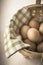 Egg Basket with Vintage Effect