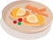 egg benedict - illustration for breakfast menu in a hotel, cafe, restaurant, diner poster for a wall decoration home