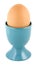 Egg in a blue eggcup