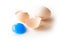 Egg with blue yolk