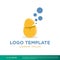 Egg Cracked Icon Vector Logo Template Illustration Design. Vector EPS 10.