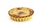 Egg cream brulee pie