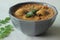 Egg curry. Boiled egg in a gravy of onions tomatos and spices. A popular side dish of south India. Also known as Mutta curry or