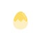 Egg flat easter religion icon