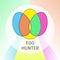 Egg Hunter Easter Flat Banner