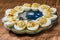 Egg plate with deviled eggs