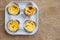 Egg tart custard sweet delicious dessert