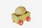 Egg on toy carriage