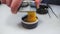 egg yolk is added to cheese