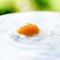 egg yolk on marble - recipe ingredients, dairy farm, homemade cooking concept