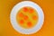 Egg Yolks in a Plate