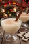 Eggnog traditional christmas egg, vanilla alcohol