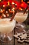 Eggnog traditional homemade christmass celebration