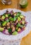 Eggplant Aubergine Salad. Avocado Salad. Roasted Vegetables Recipe.