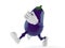 Eggplant character running