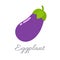 Eggplant icon with title