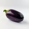 eggplant with a shiny, dark purple skin