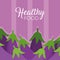 Eggplants healthy food