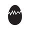 Eggs hatch icon symbol vector