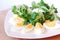 Eggs with rucola